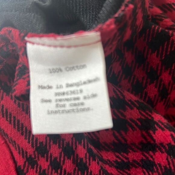Red and black plaid shacket - Picture 2 of 6